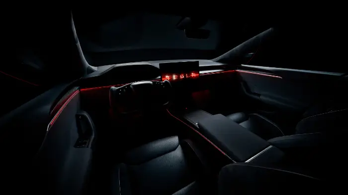 Tesla Model S Smart Touch In The Cabin