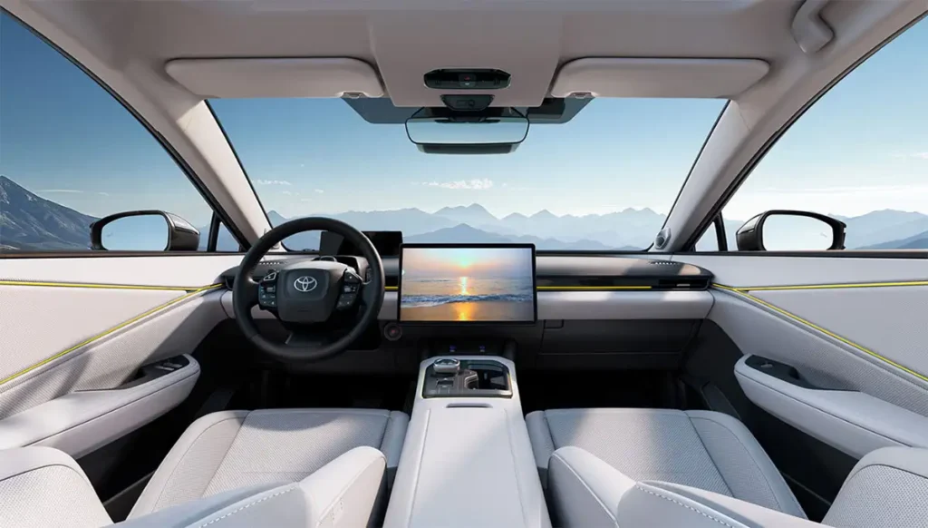 Toyota bZ5 Electric SUV Interior