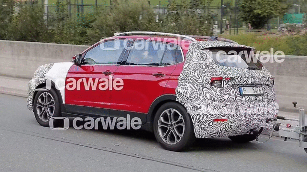 Skoda Kushaq Side View Spied
