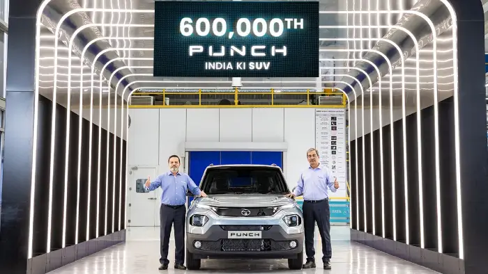 TATA Punch Hit 6 Lakh Production Milestone