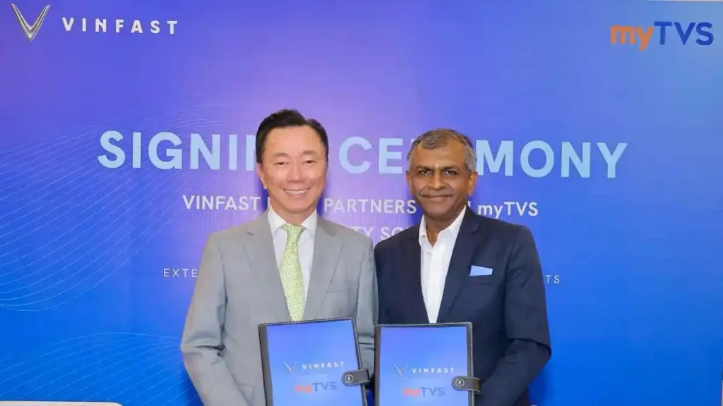 VinFast Partners with myTVS to Strengthen EV After-Sales Service in India